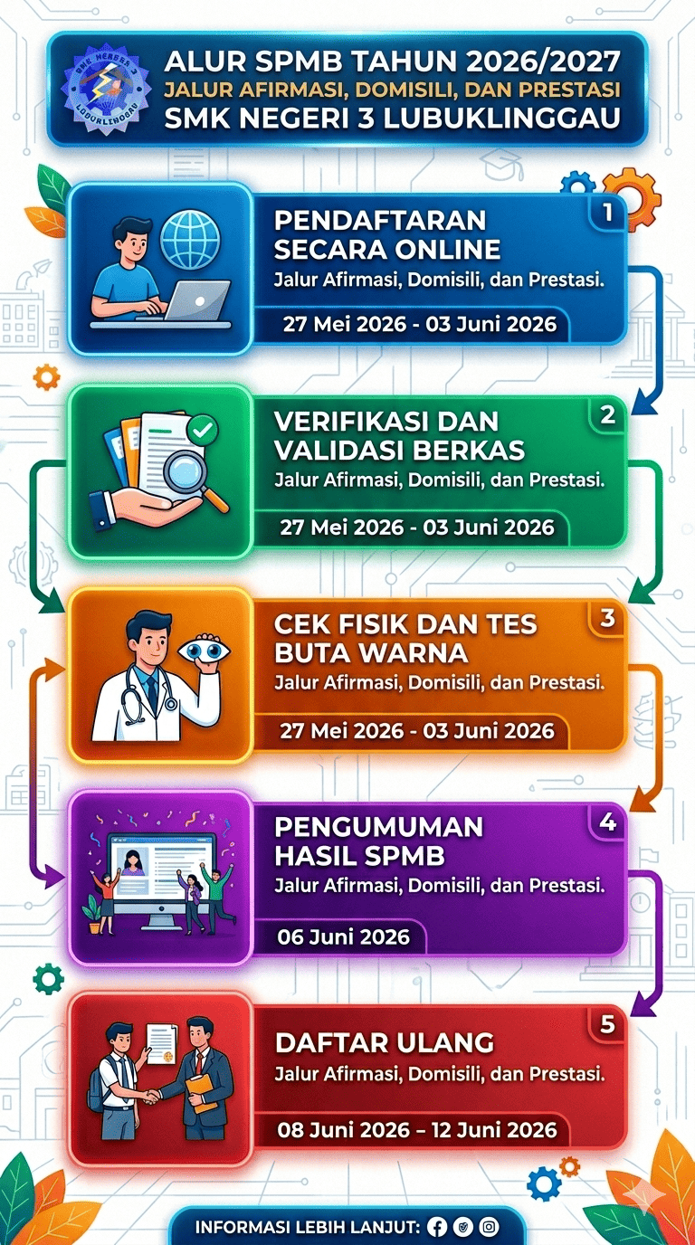 Alur SPMB Jalur Afirmasi, Domisili, dan Prestasi Tahun Ajaran 2026/2027